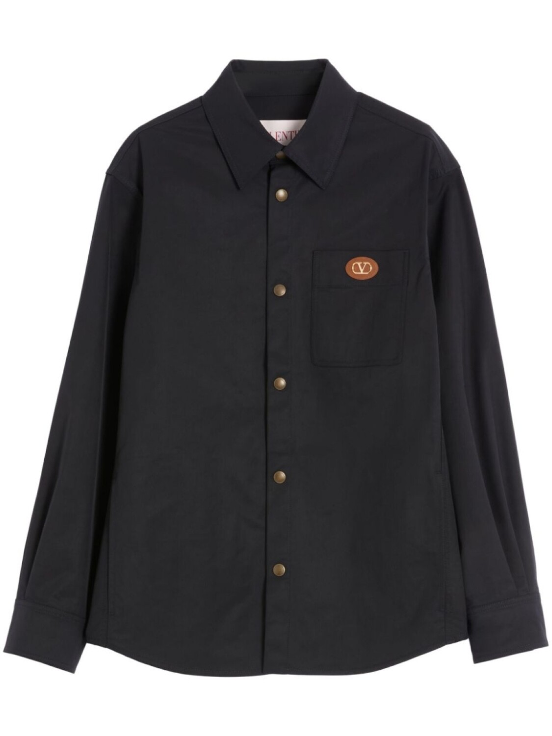 Куртка-рубашка с нашивкой Valentino Garavani VLogo Signature, синий
Куртка-рубашка с нашивкой Valentino Garavani VLogo Signature, синий