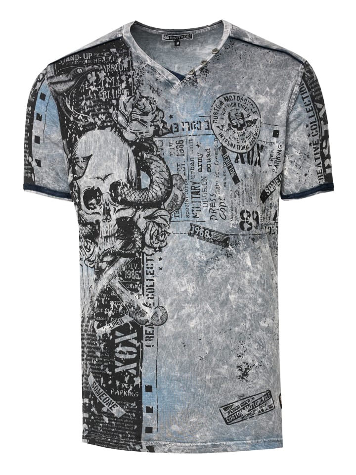 Футболка с V-образным вырезом, принтом черепа и змеи по всей поверхности и замшевыми деталями темно-серого цвета Rusty Neal, Серый, Футболка с V-образным вырезом, принтом черепа и змеи по всей поверхности и замшевыми деталями темно-серого цвета Rusty Neal
Футболка с V-образным вырезом, принтом черепа и змеи по всей поверхности и замшевыми деталями темно-серого цвета Rusty Neal, Серый, Футболка с V-образным вырезом, принтом черепа и змеи по всей поверхности и замшевыми деталями темно-серого цвета Rusty Neal