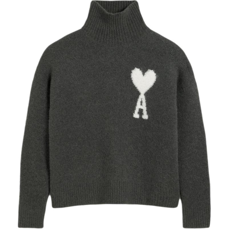Свитер Ami Paris Ami De Coeur High Neck Knitted Jumper AMIPARIS, темно-серый
Свитер Ami Paris Ami De Coeur High Neck Knitted Jumper AMIPARIS, темно-серый