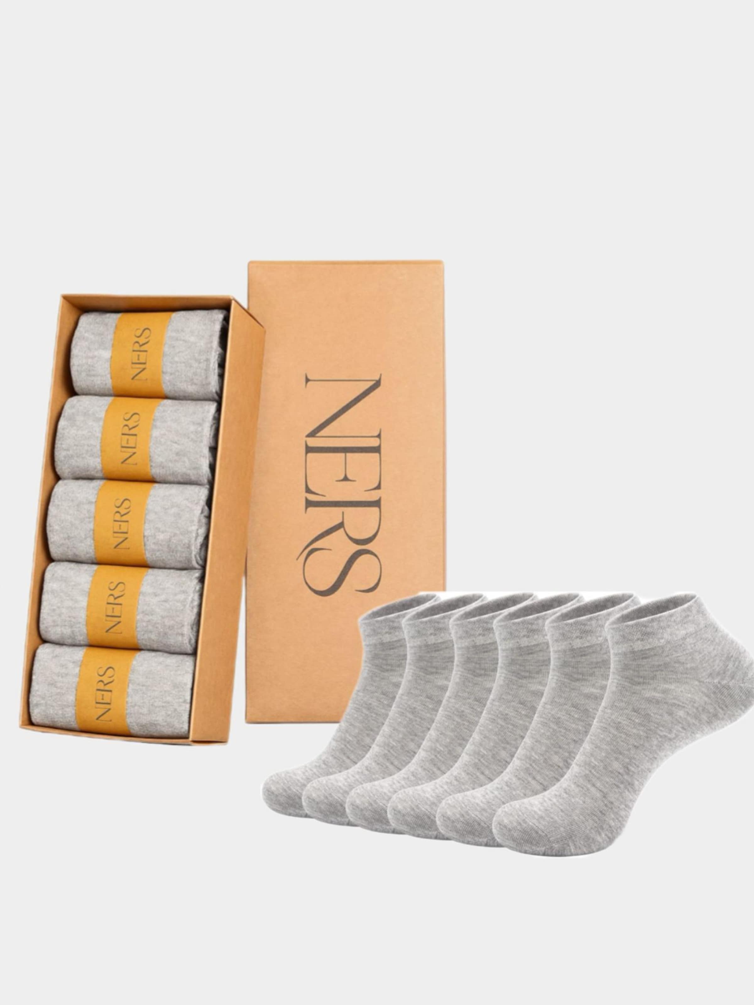 NERS Носки до щиколотки 'Velor' в сером цвете
NERS Носки до щиколотки 'Velor' в сером цвете