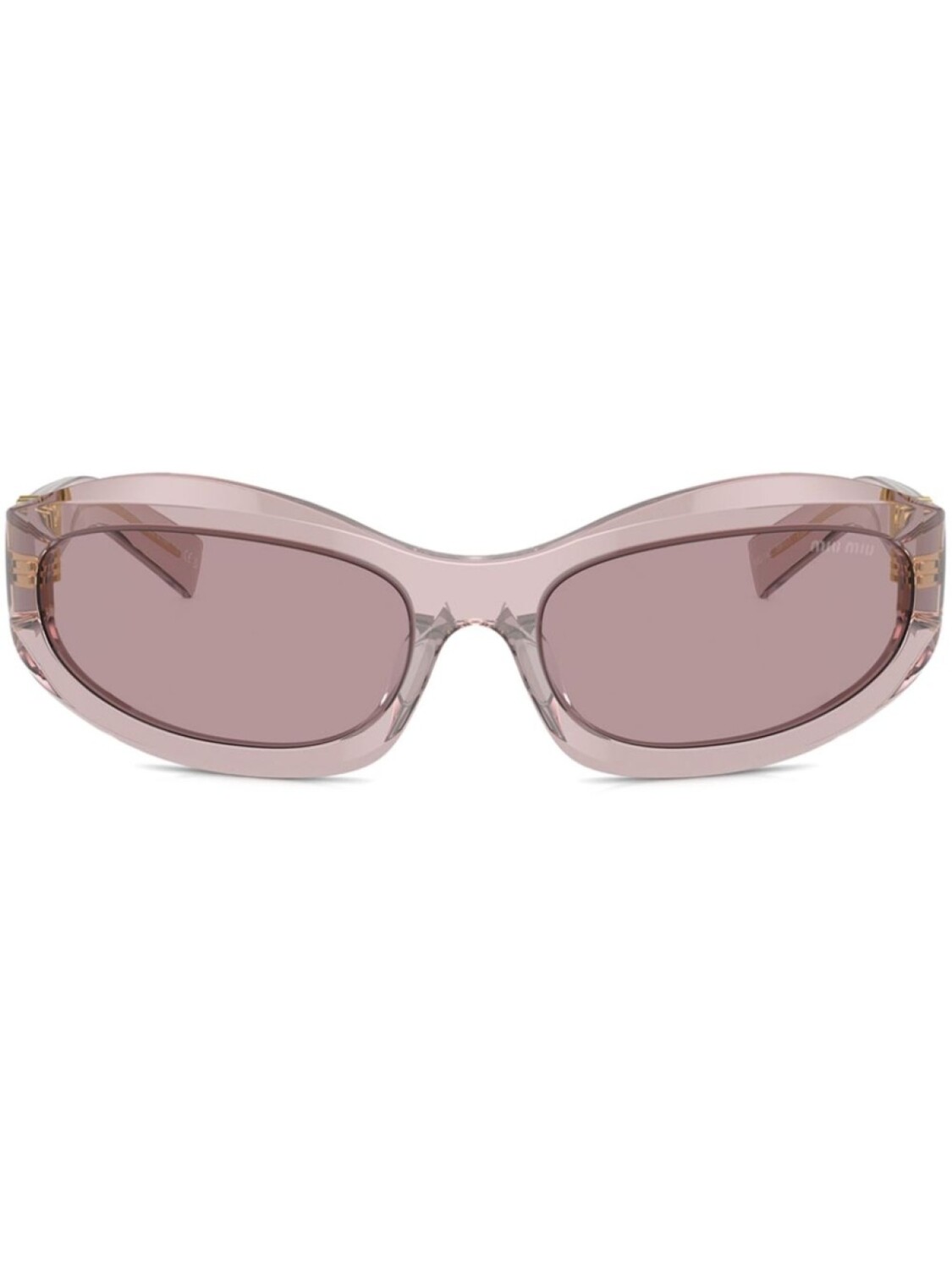 Солнцезащитные очки Glimpse Miu Miu Eyewear, фиолетовый 
Солнцезащитные очки Glimpse Miu Miu Eyewear, фиолетовый