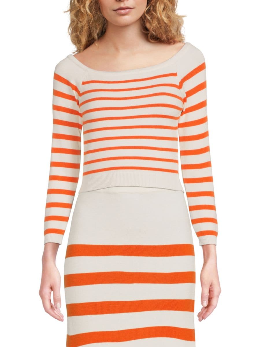 Топ Lainey с открытыми плечами Walter Baker, цвет Orange Crush Stripe
Топ Lainey с открытыми плечами Walter Baker, цвет Orange Crush Stripe