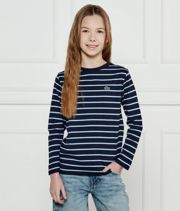 Лонгслив детский Lacoste в полоску, синий
Лонгслив детский Lacoste в полоску, синий