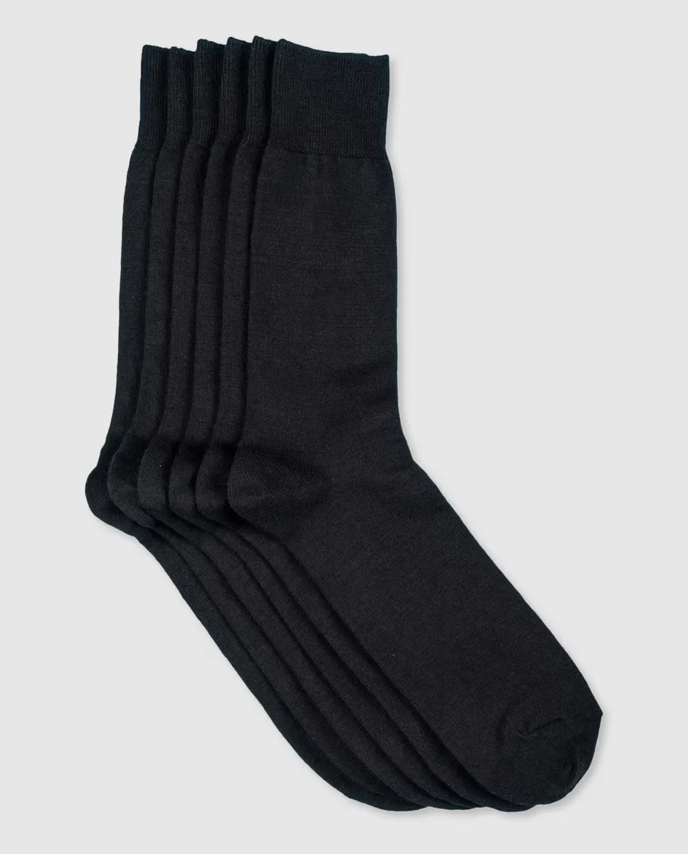 В наборе 3 пары однотонных мужских носков Orlón Blanco Punto Punto Blanco, черный
В наборе 3 пары однотонных мужских носков Orlón Blanco Punto Punto Blanco, черный