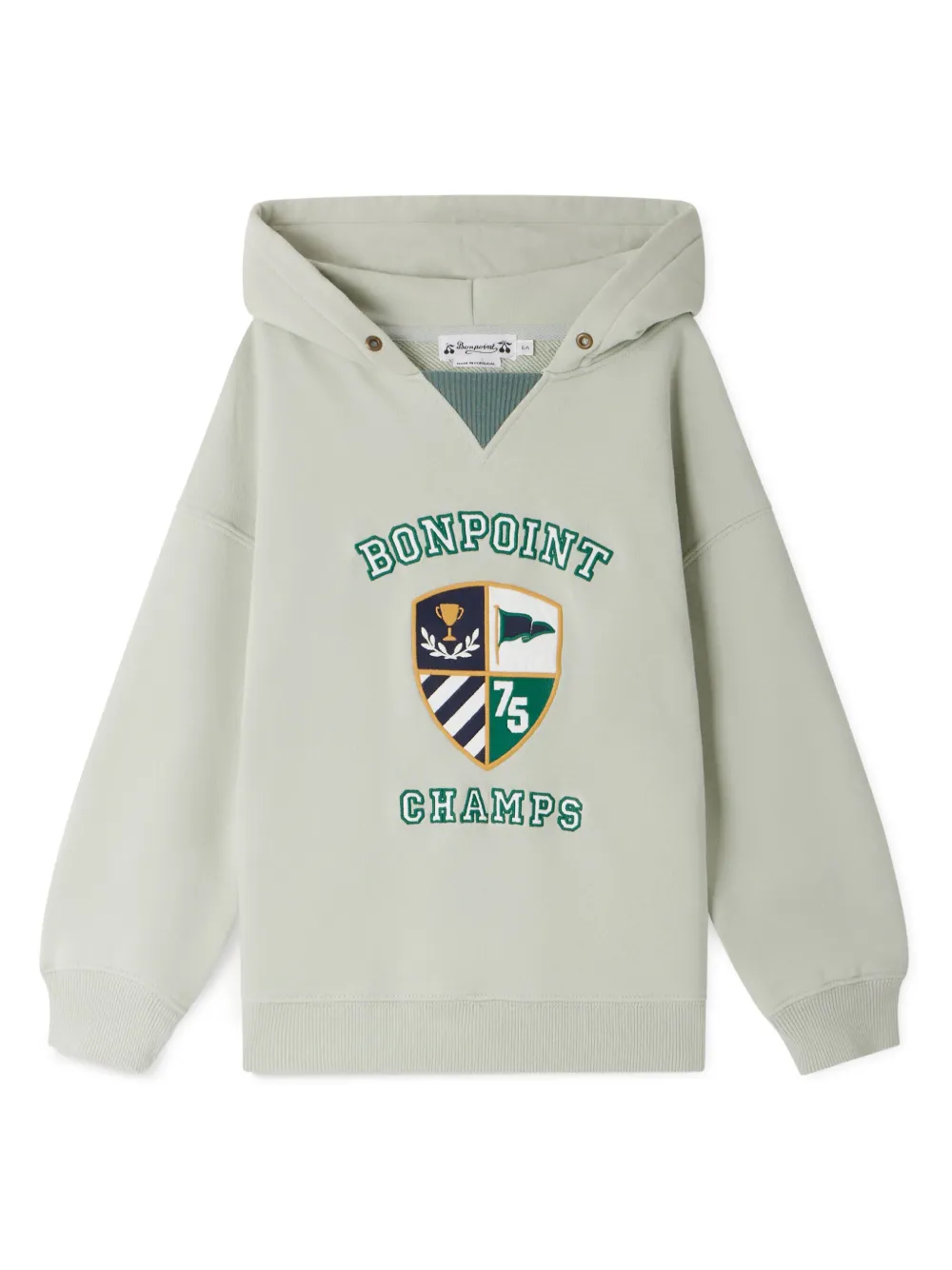 Худи с вышитым логотипом Bonpoint, зеленый
Худи с вышитым логотипом Bonpoint, зеленый