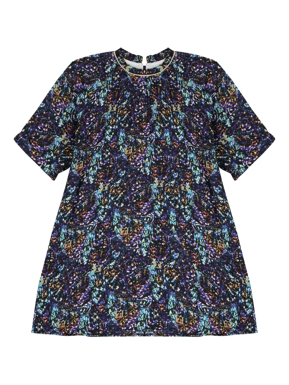 Платье с короткими рукавами и принтом логотипа Escada Kids, синий
Платье с короткими рукавами и принтом логотипа Escada Kids, синий