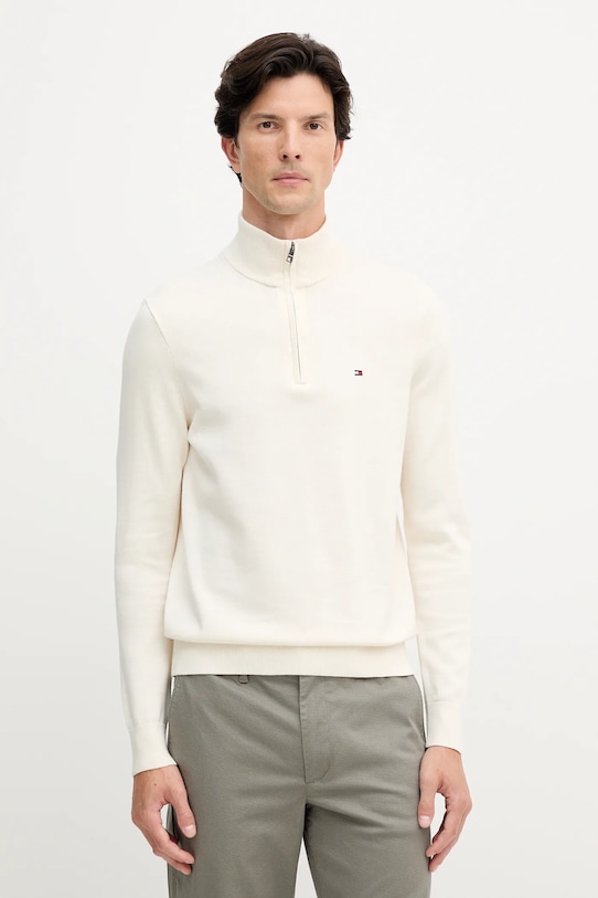 Хлопковый свитер Tommy Hilfiger, бежевый
Хлопковый свитер Tommy Hilfiger, бежевый