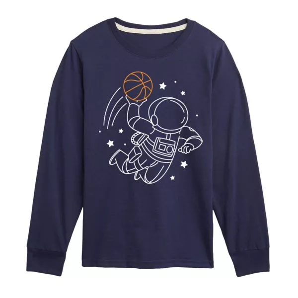 Футболка с длинным рукавом и принтом астронавта для мальчиков 8-20 лет Licensed Character, синий
Футболка с длинным рукавом и принтом астронавта для мальчиков 8-20 лет Licensed Character, синий