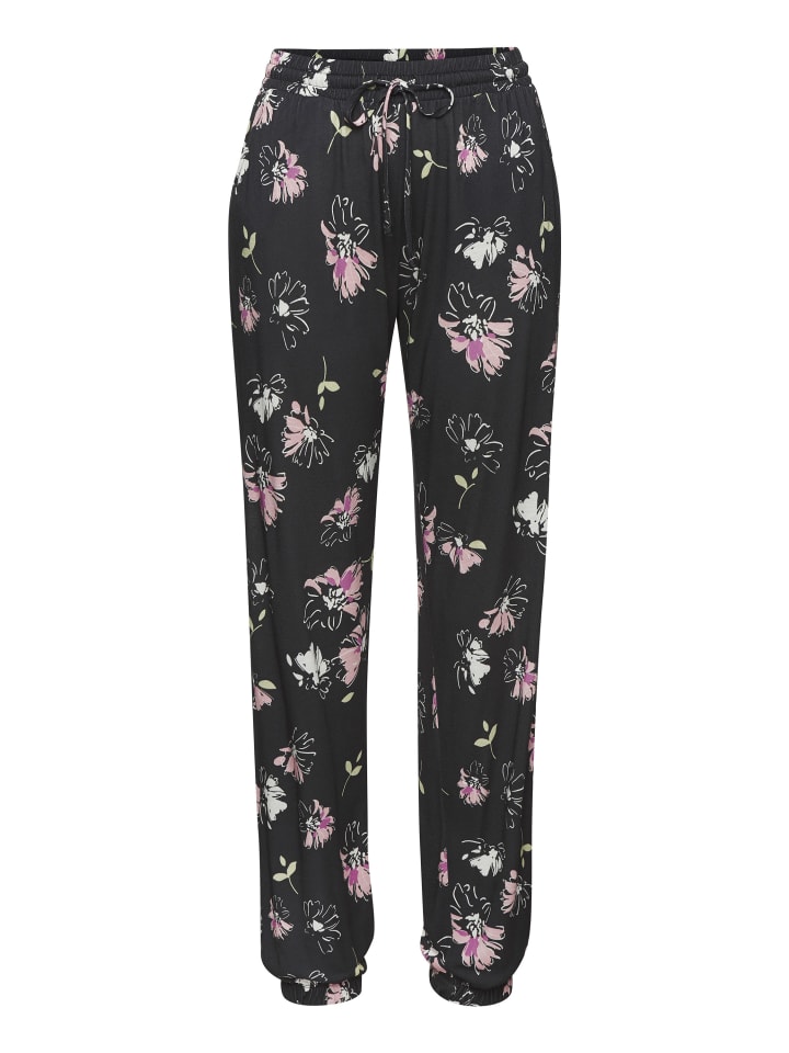 Тканевые брюки Vivance, цвет schwarz-mauve bedruckt 
Тканевые брюки Vivance, цвет schwarz-mauve bedruckt