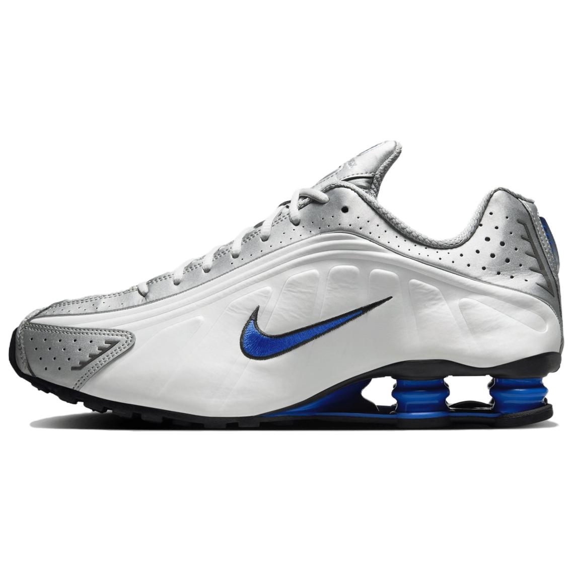 Кроссовки Shox R4 Orlando Nike, серебристо-голубой
Кроссовки Shox R4 Orlando Nike, серебристо-голубой