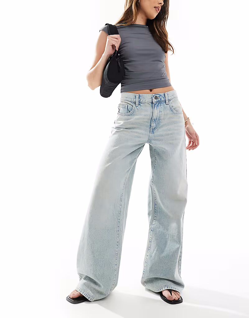 Cotton:On свободные широкие джинсы синего цвета
Cotton:On свободные широкие джинсы синего цвета