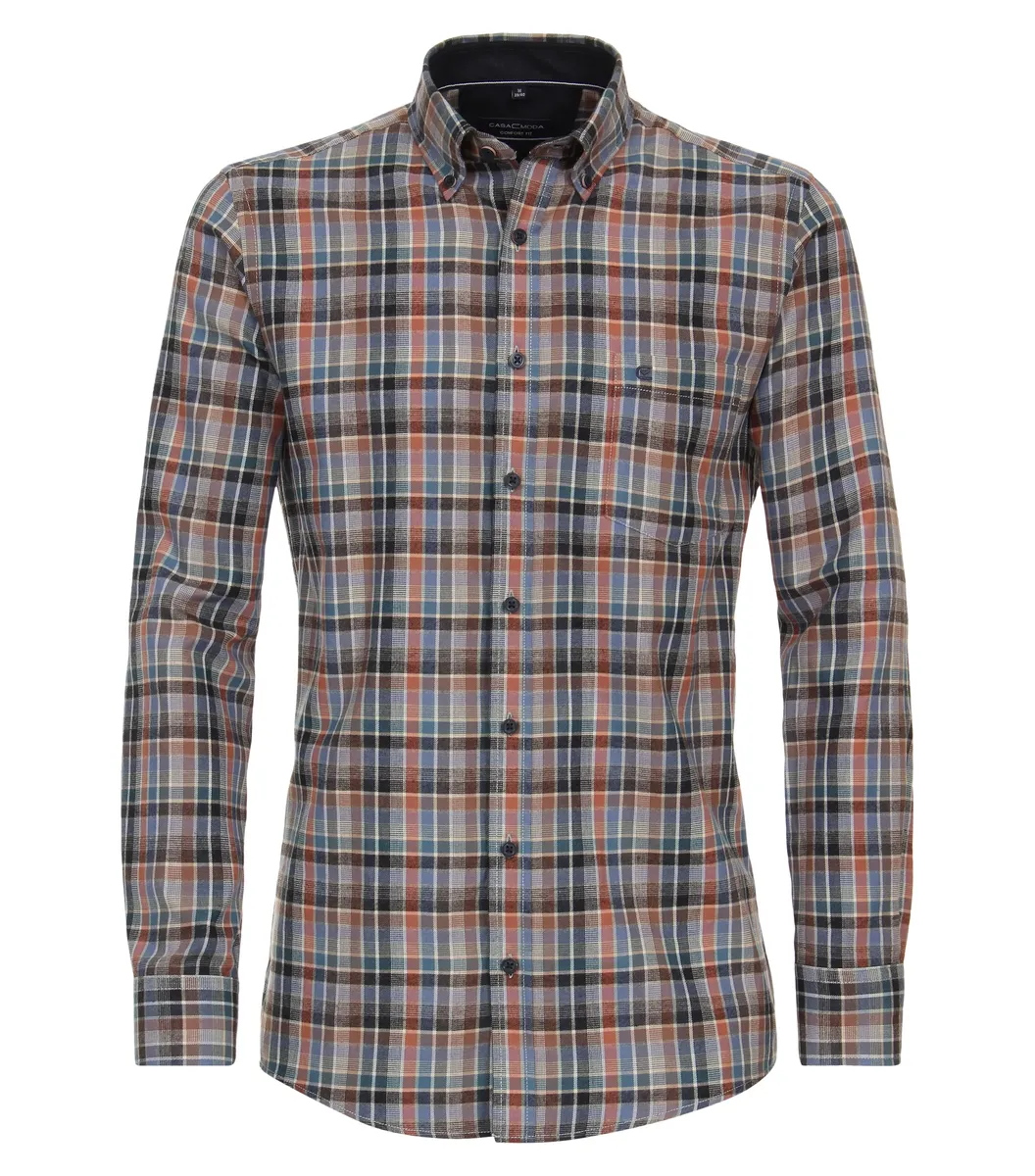 Рубашка CASAMODA с длинными рукавами "Повседневная рубашка CASAMODA в клетку", коричневый
Рубашка CASAMODA с длинными рукавами "Повседневная рубашка CASAMODA в клетку", коричневый