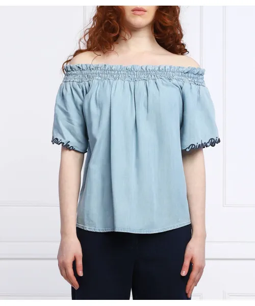 Интуитивно понятная блузка Relaxed fit Pinko, синий
Интуитивно понятная блузка Relaxed fit Pinko, синий
