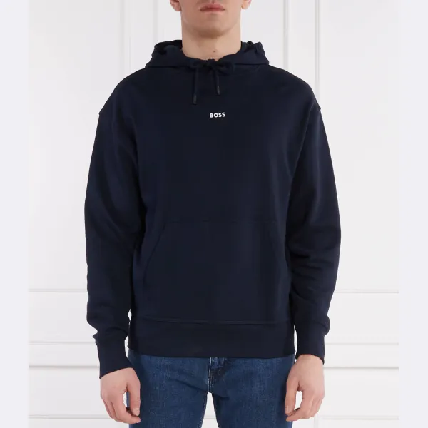 Толстовка обычного кроя с капюшоном Boss, синий
Толстовка обычного кроя с капюшоном Boss, синий