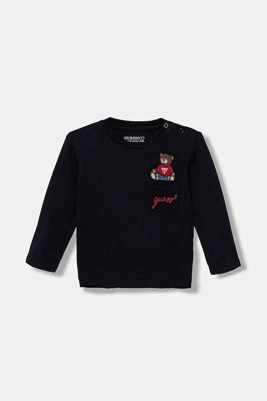 Детская хлопковая водолазка Guess, темно-синий
Детская хлопковая водолазка Guess, темно-синий