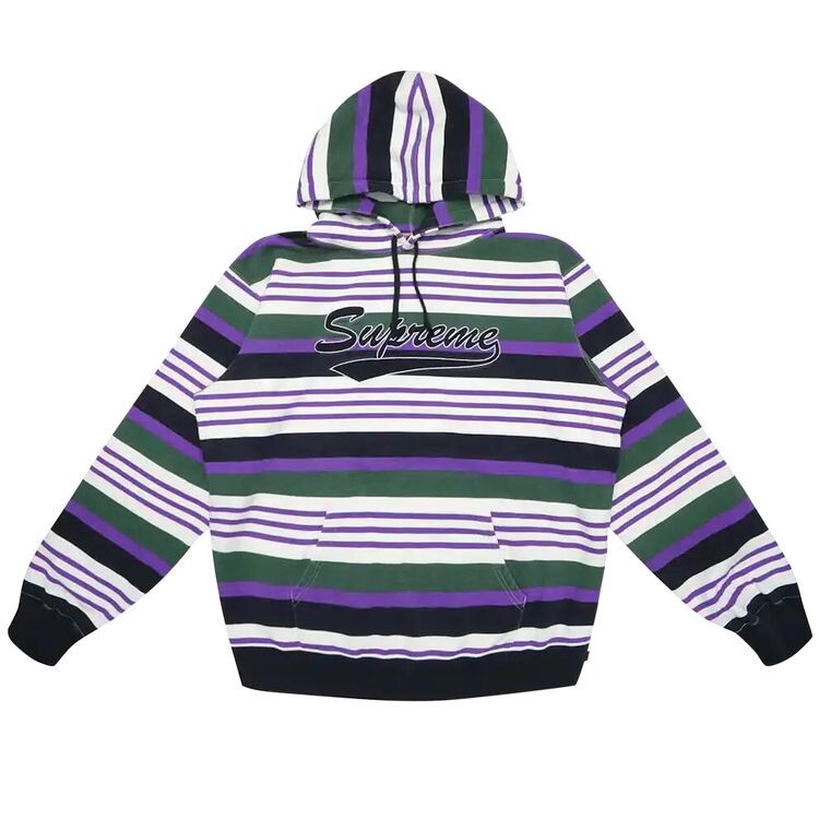 Толстовка Supreme Striped Hooded Sweatshirt Black, разноцветный
Толстовка Supreme Striped Hooded Sweatshirt Black, разноцветный