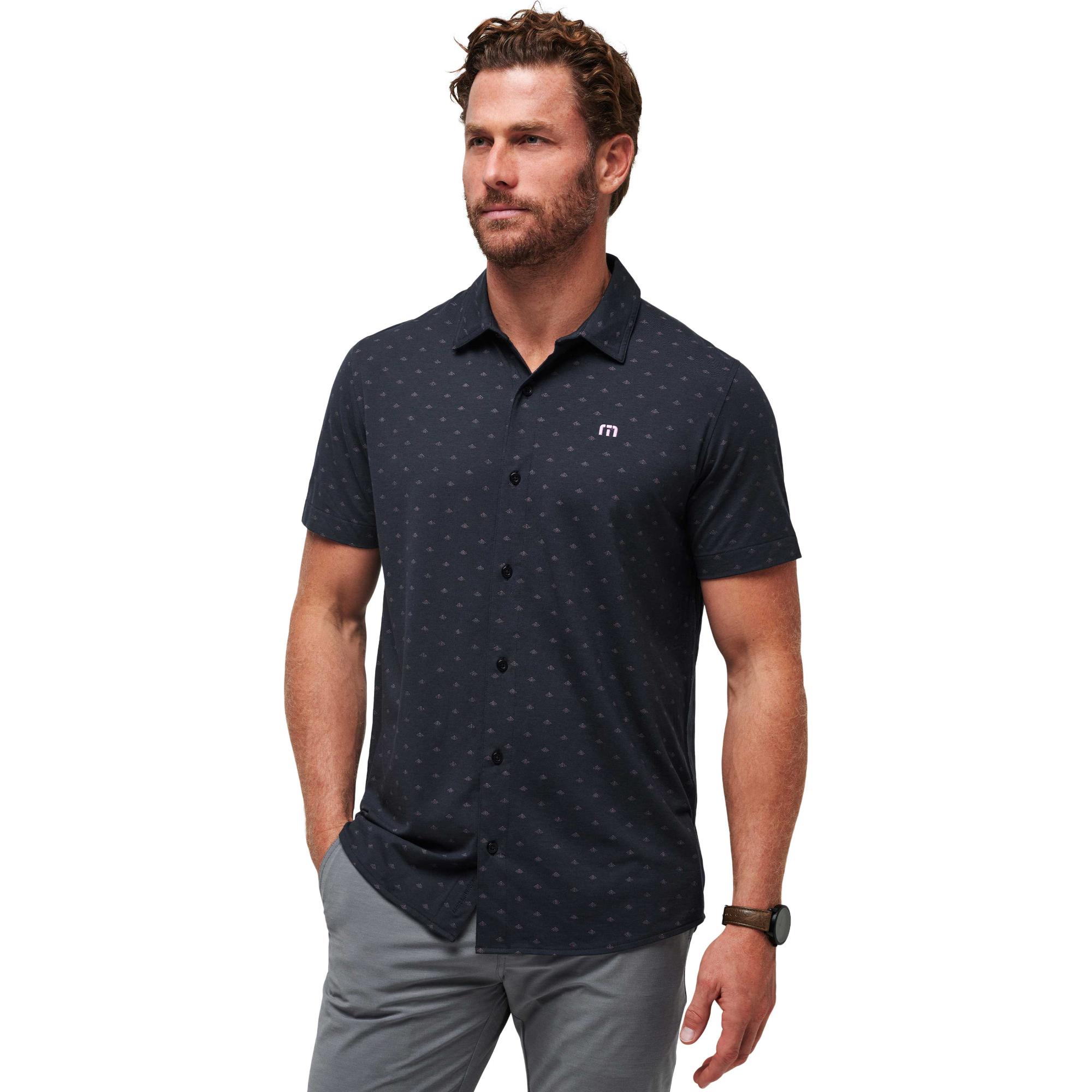 Мужская рубашка на пуговицах Set A Course TravisMathew, Total Eclipse
Мужская рубашка на пуговицах Set A Course TravisMathew, Total Eclipse