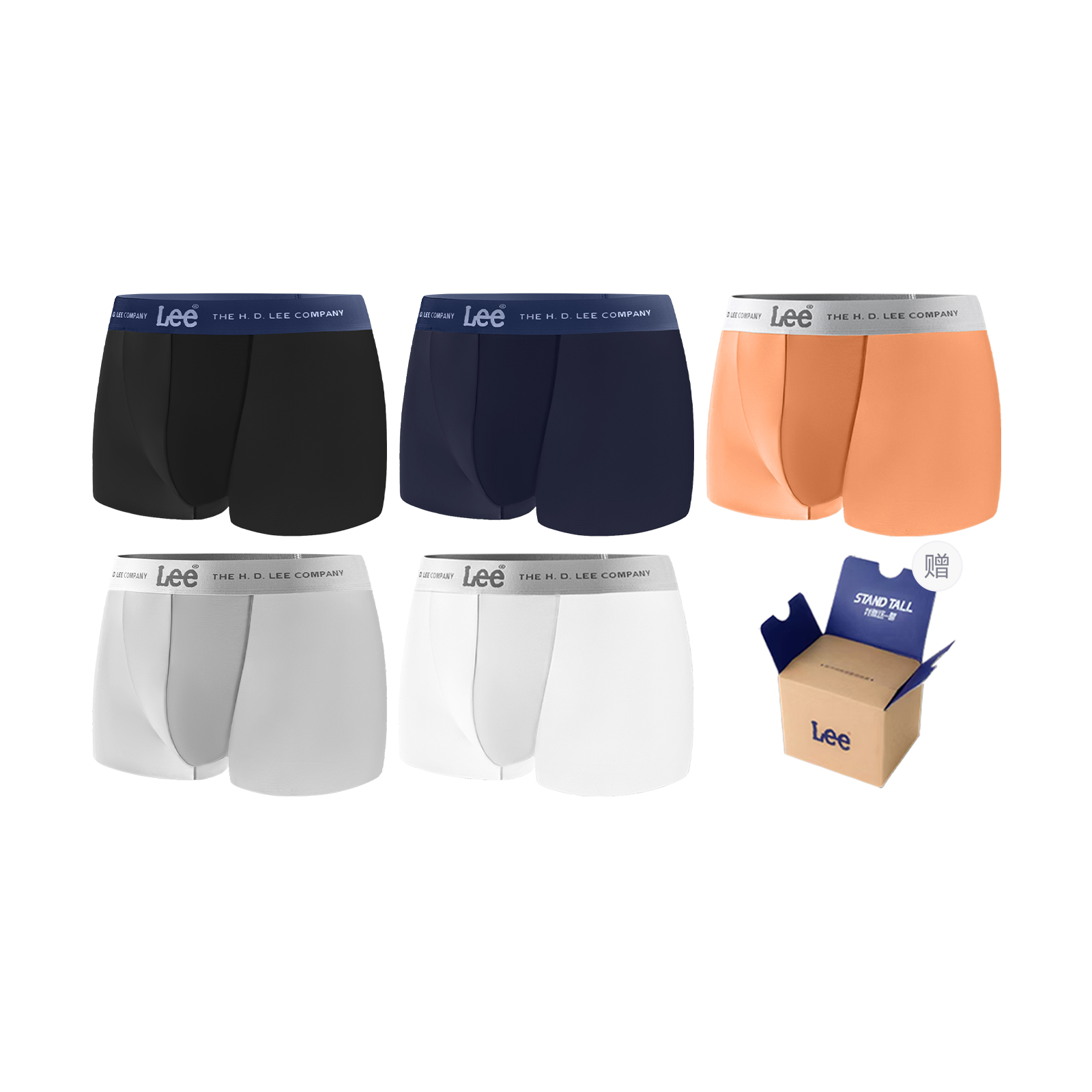 Lee SS25 INDIGO подарочный набор нижнего белья для мужчин 5 штук
Lee SS25 INDIGO подарочный набор нижнего белья для мужчин 5 штук