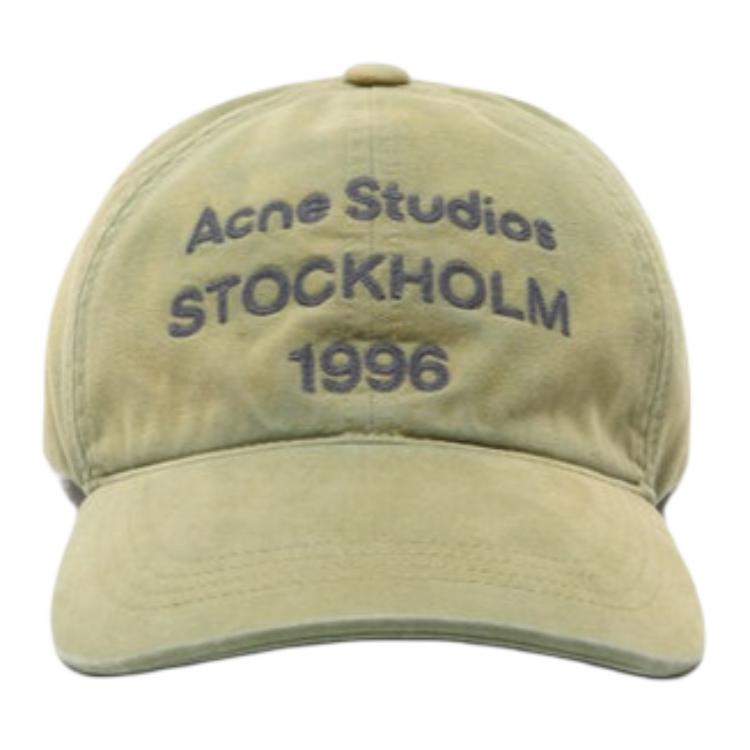 Бейсболка с логотипом Acne Studios, оливковый зеленый
Бейсболка с логотипом Acne Studios, оливковый зеленый