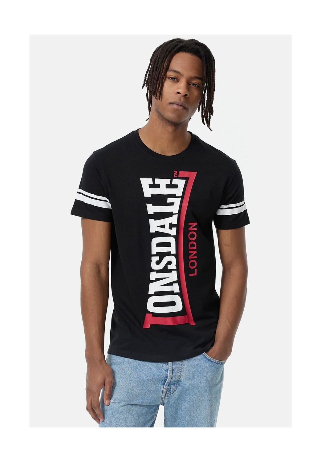 Мужская футболка обычного кроя POLBAIN LONSDALE, черно-бело-красный
Мужская футболка обычного кроя POLBAIN LONSDALE, черно-бело-красный