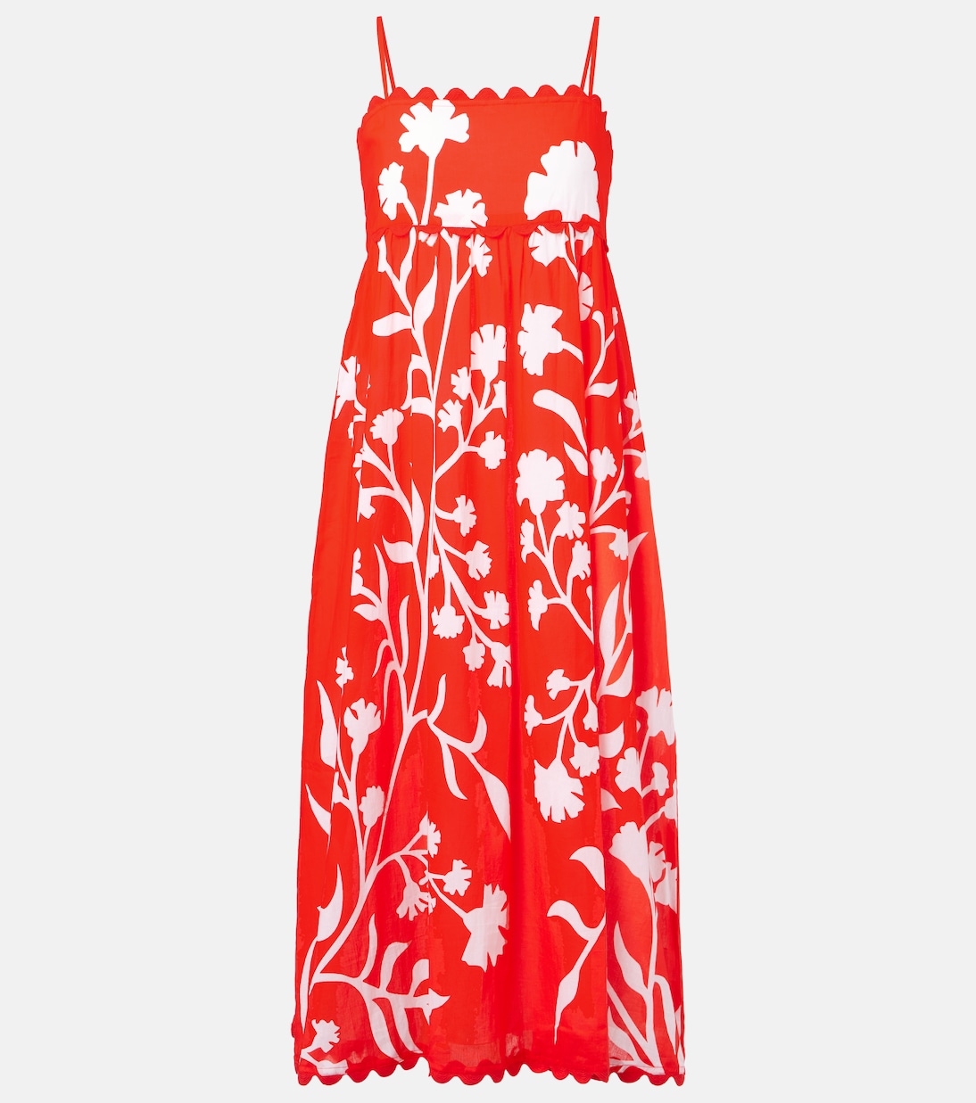 Печатное платье миди из хлопка с фестончатым краем Juliet Dunn, Red White
Печатное платье миди из хлопка с фестончатым краем Juliet Dunn, Red White