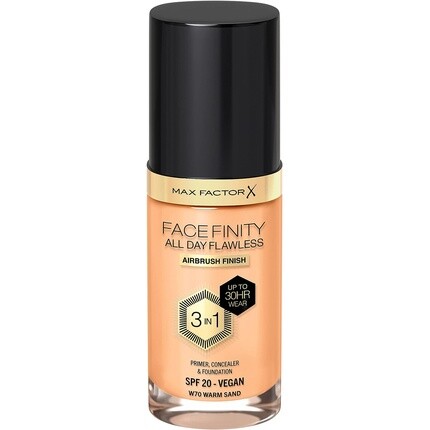 Facefinity All Day Flawless Foundation 70 Warm Sand 30 мл SPF 20 Max Factor
Facefinity All Day Flawless Foundation 70 Warm Sand 30 мл SPF 20 Max Factor