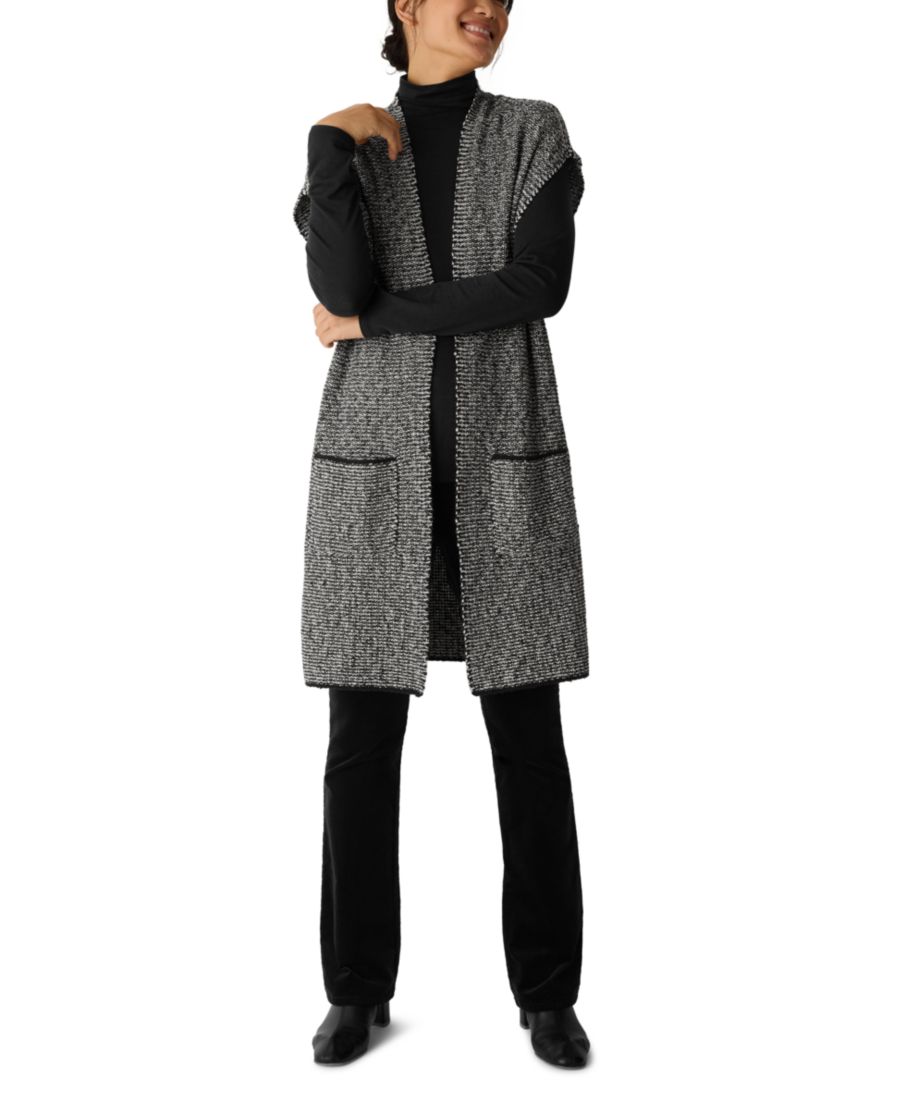 Женская свободная блузка с высоким воротником Eileen Fisher, Black/soft White
Женская свободная блузка с высоким воротником Eileen Fisher, Black/soft White