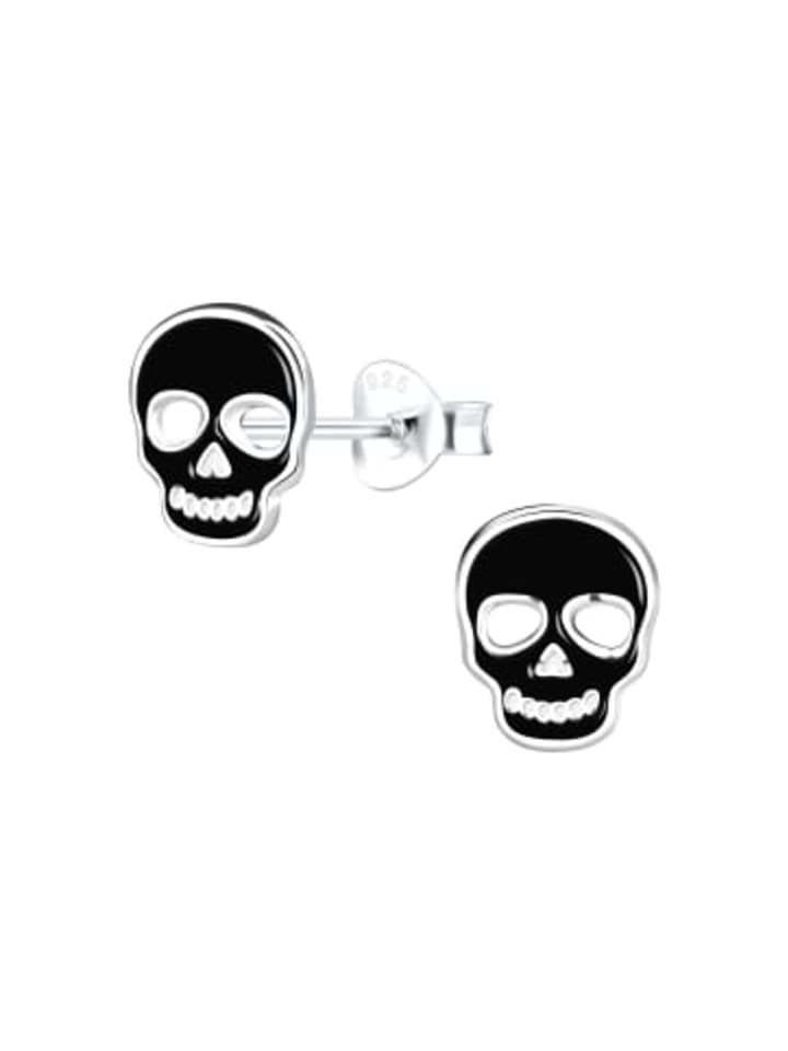 Alexander York Серьги-гвоздики в виде черепов, черные, из серебра 925 пробы, комплект из 2 штук
Alexander York Серьги-гвоздики в виде черепов, черные, из серебра 925 пробы, комплект из 2 штук