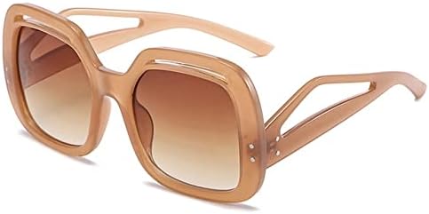 Большие полые солнцезащитные очки для женщин, градиентные гелевые очки с защитой от УФ-излучения UV400, мужские очки с неровными дужками и заклепками MTZJH, Jelly Tea Tea
Большие полые солнцезащитные очки для женщин, градиентные гелевые очки с защитой от УФ-излучения UV400, мужские очки с неровными дужками и заклепками MTZJH, Jelly Tea Tea