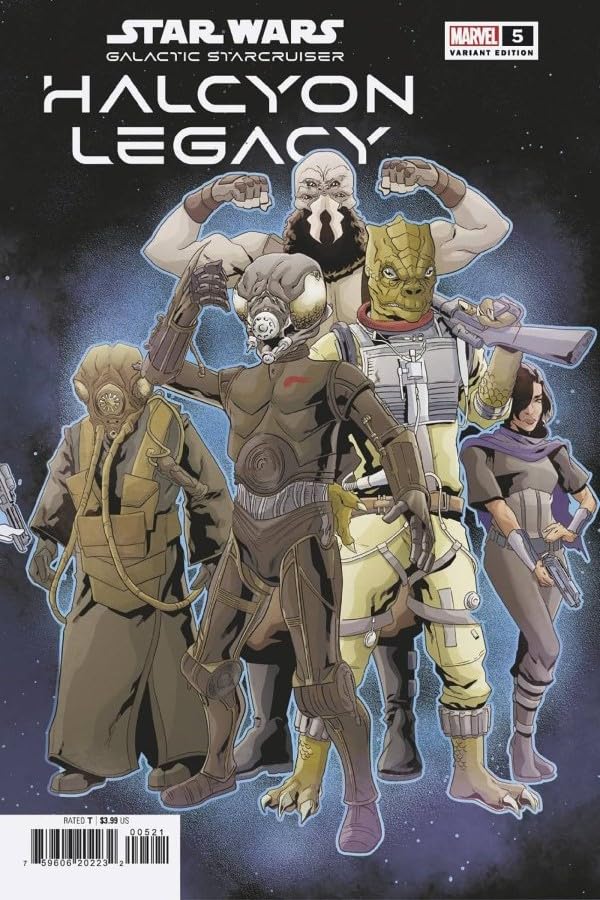 Star Wars Halcyon Legacy #5 Will Sliney Connecting Variant Cover with Rated Comics Acrylic Backer (Rated Comics)
Star Wars Halcyon Legacy #5 Will Sliney Connecting Variant Cover with Rated Comics Acrylic Backer (Rated Comics)