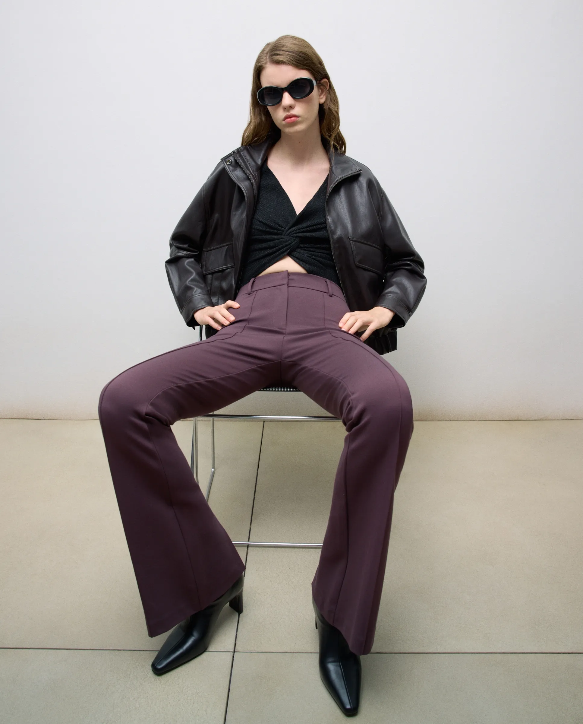 Женский свитер с длинным рукавом Tintoretto, черный
Женский свитер с длинным рукавом Tintoretto, черный