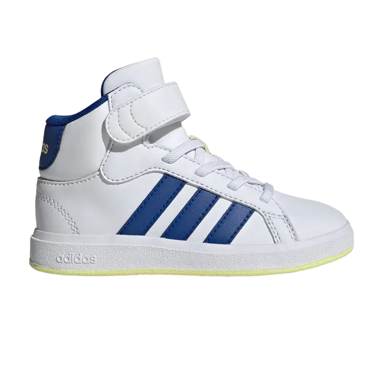 Кроссовки adidas Grand Court Mid K 'White Royal Blue', белый
Кроссовки adidas Grand Court Mid K 'White Royal Blue', белый
