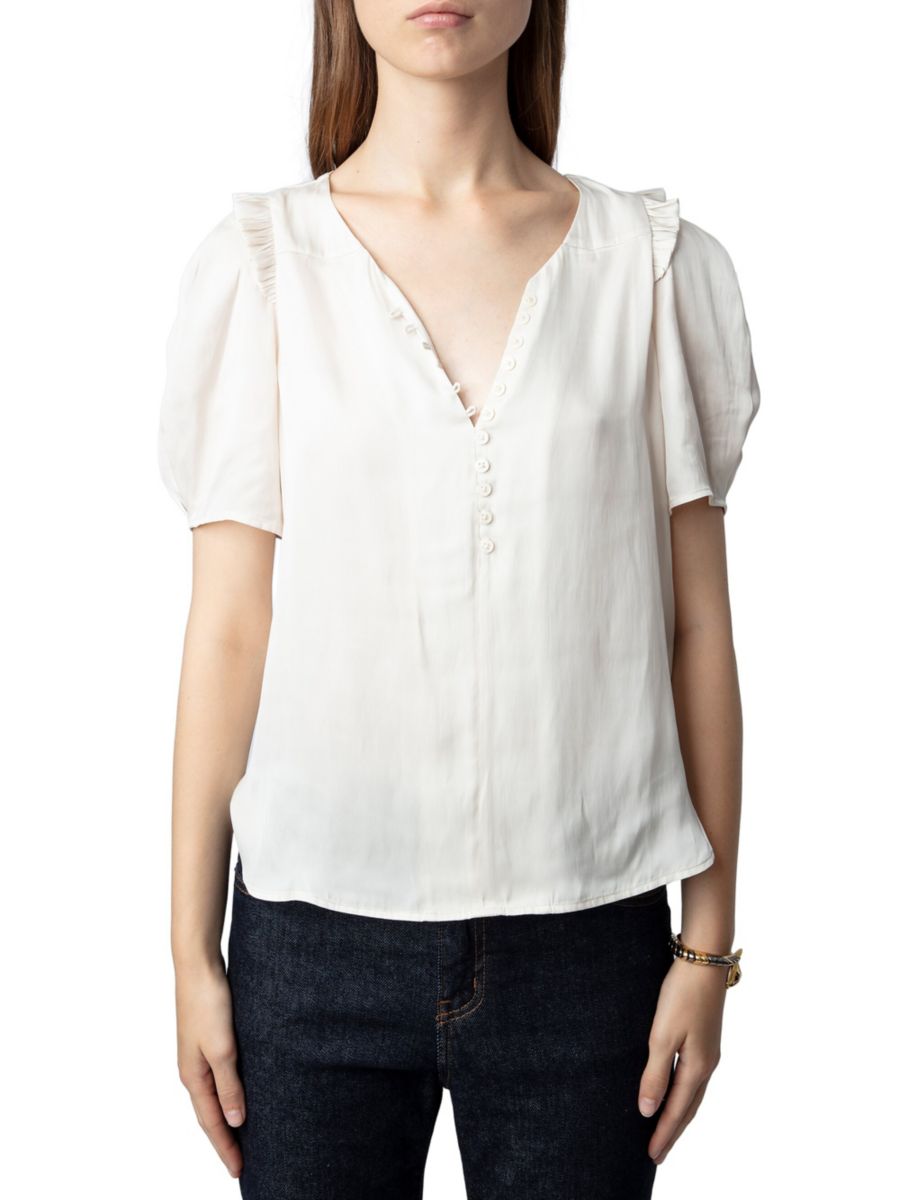 Атласная блузка Twity Zadig & Voltaire, бежевый
Атласная блузка Twity Zadig & Voltaire, бежевый