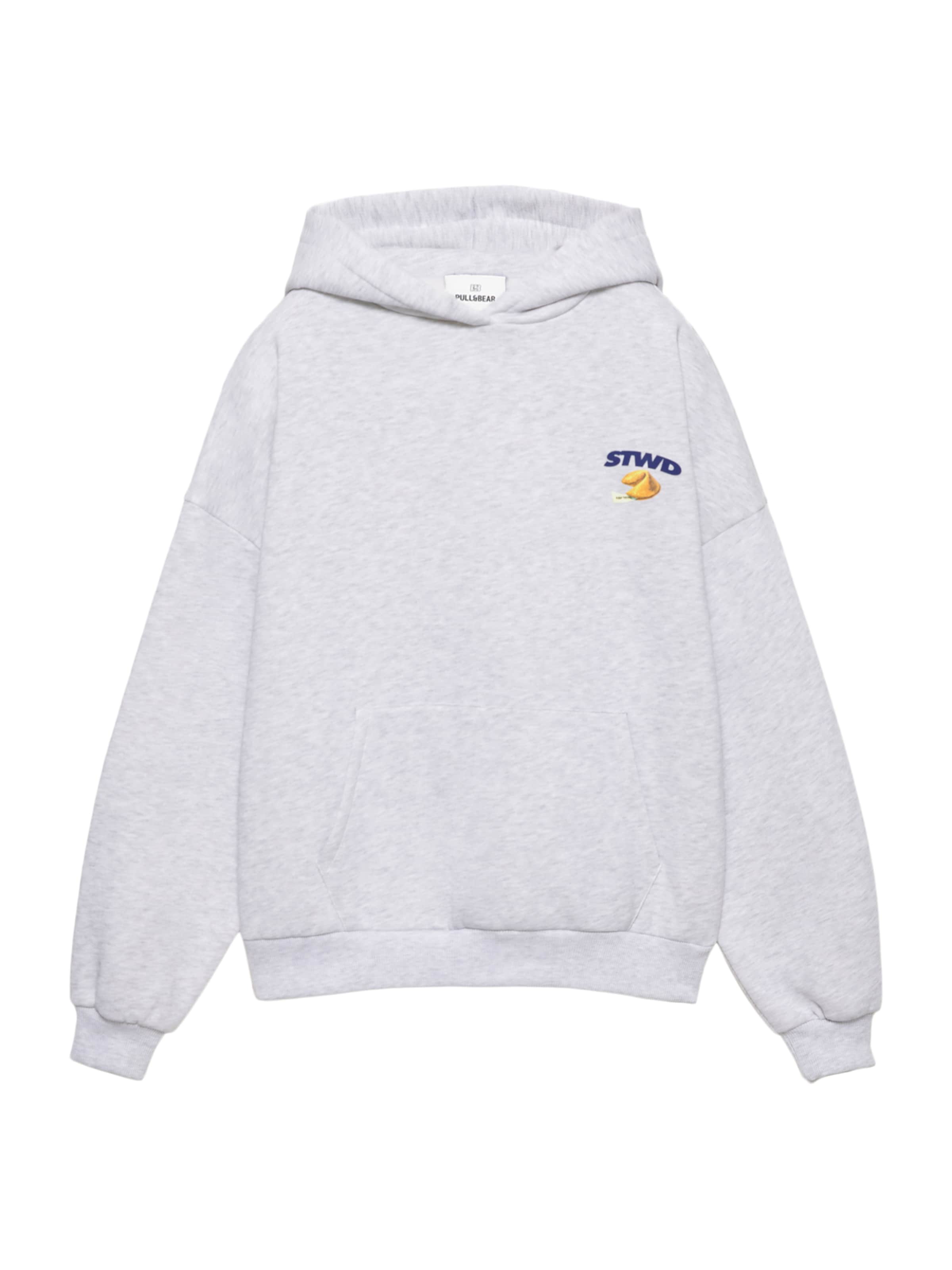 Pull&Bear Толстовка 'STWD GALLETA' в серебристо-сером, крапчато-сером цвете
Pull&Bear Толстовка 'STWD GALLETA' в серебристо-сером, крапчато-сером цвете