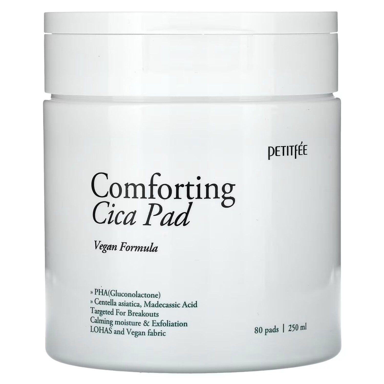 Успокаивающие подушечки Cica, 80 подушечек, 250 мл Petitfee
Успокаивающие подушечки Cica, 80 подушечек, 250 мл Petitfee