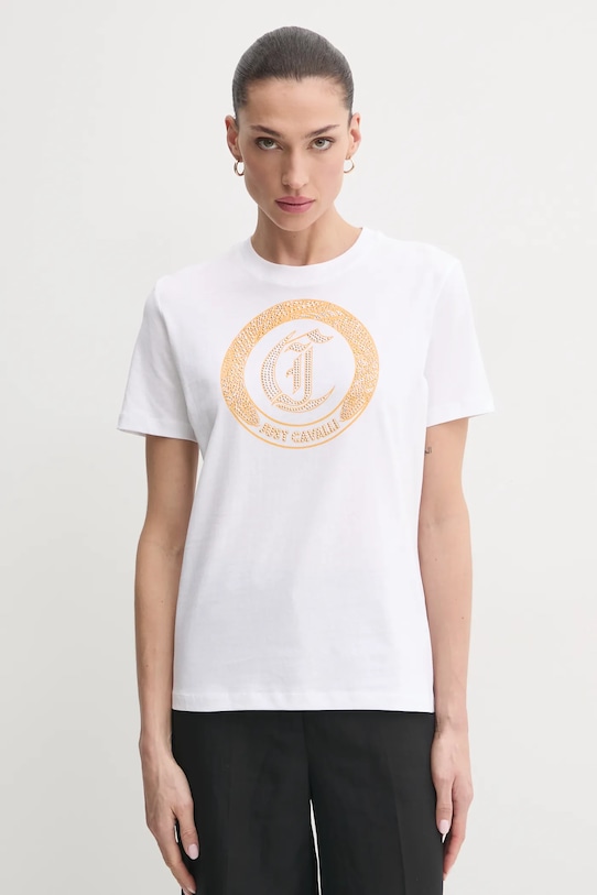 Хлопковая футболка Just Cavalli, белый
Хлопковая футболка Just Cavalli, белый