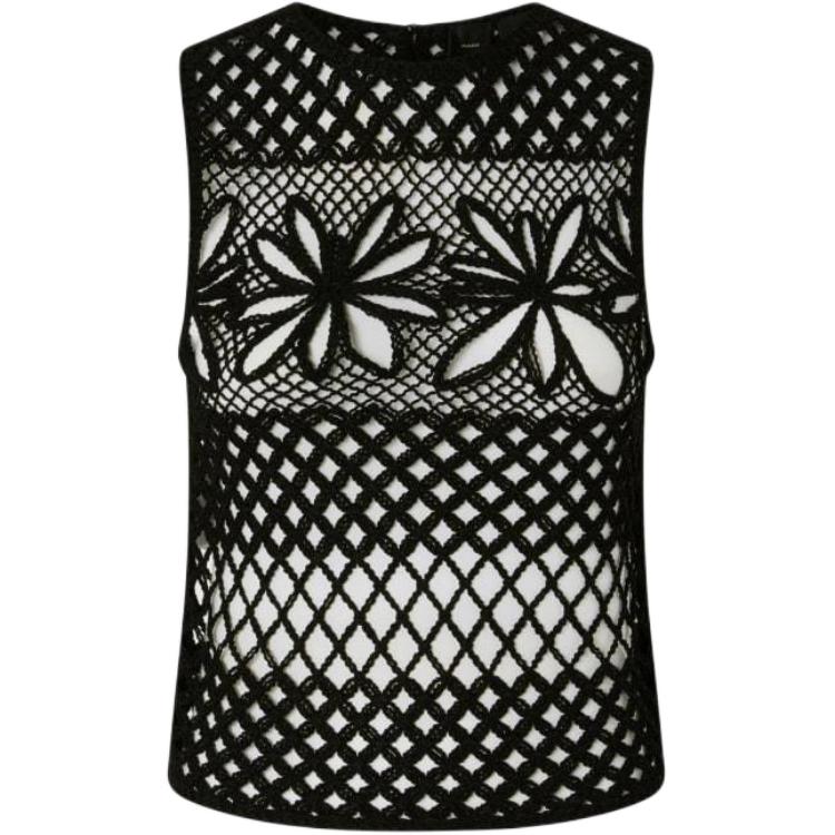 Crewneck Crochet Knit Vest PINKO, черный
Crewneck Crochet Knit Vest PINKO, черный