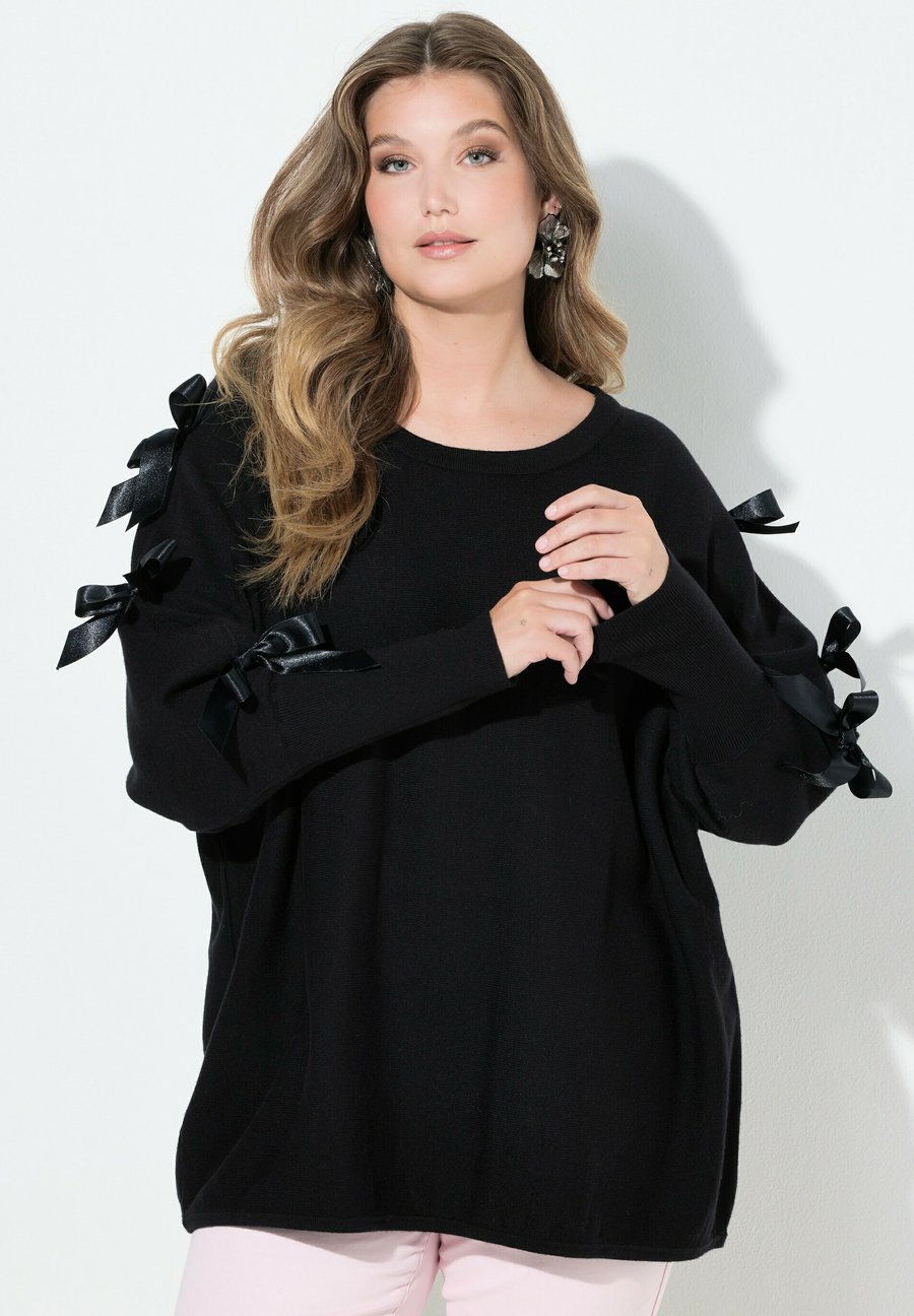 Джемпер MIAMODA PULLOVER BEQUEME PASSFORM LANGARM MIT SCHLEIFEN, Black
Джемпер MIAMODA PULLOVER BEQUEME PASSFORM LANGARM MIT SCHLEIFEN, Black