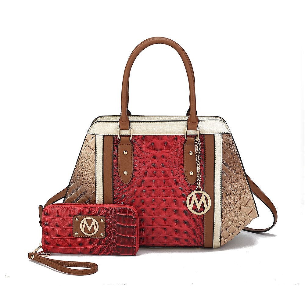 MKF Collection Daisy 2 предмета Сумка-сэтчел из крокодиловой кожи с кошельком от Mia K, цвет Cognac
MKF Collection Daisy 2 предмета Сумка-сэтчел из крокодиловой кожи с кошельком от Mia K, цвет Cognac