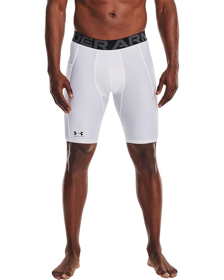 Шорты Under Armour Big & Tall HeatGear Armour Long, цвет White/Black
Шорты Under Armour Big & Tall HeatGear Armour Long, цвет White/Black