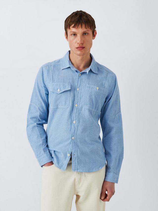 Рубашка из хлопкового шамбре Brockton Regular Fit Dubbleware, Light Blue
Рубашка из хлопкового шамбре Brockton Regular Fit Dubbleware, Light Blue