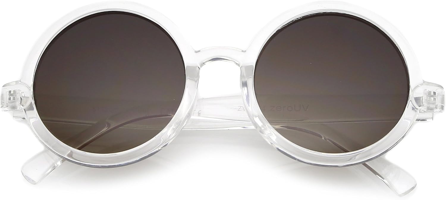 Модные круглые ретро-солнцезащитные очки zeroUV для женщин, защита от ультрафиолета UV400, винтажная оправа из рога, линзы нейтрального цвета, 52 мм (прозрачные/лавандовые), Clear / Lavender
Модные круглые ретро-солнцезащитные очки zeroUV для женщин, защита от ультрафиолета UV400, винтажная оправа из рога, линзы нейтрального цвета, 52 мм (прозрачные/лавандовые), Clear / Lavender