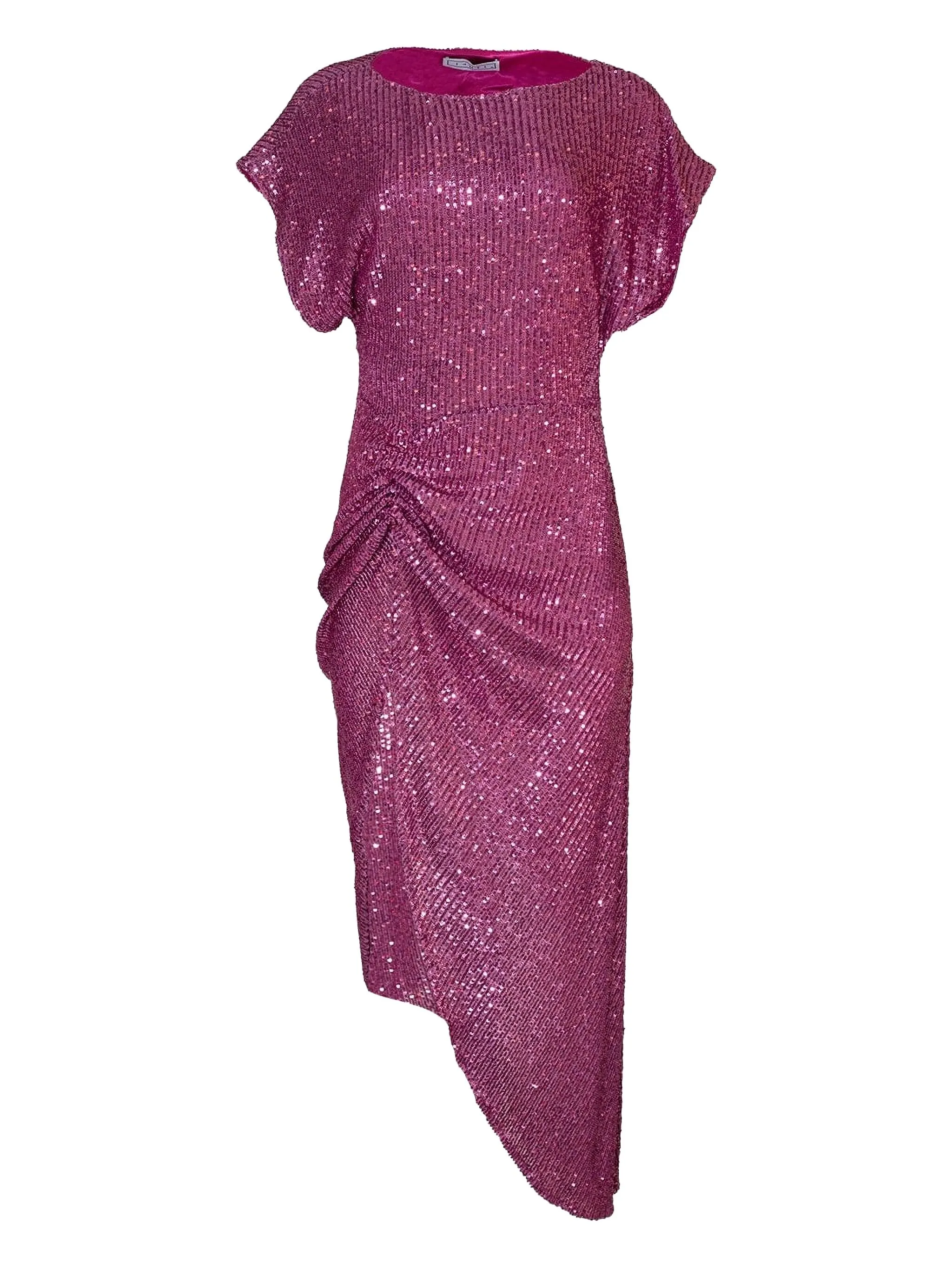 Драпированное платье миди с пайетками In The Mood For Love, розовый
Драпированное платье миди с пайетками In The Mood For Love, розовый