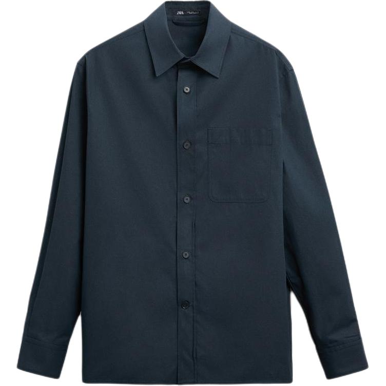 ZARA Рубашка мужская морская синяя
ZARA Рубашка мужская морская синяя