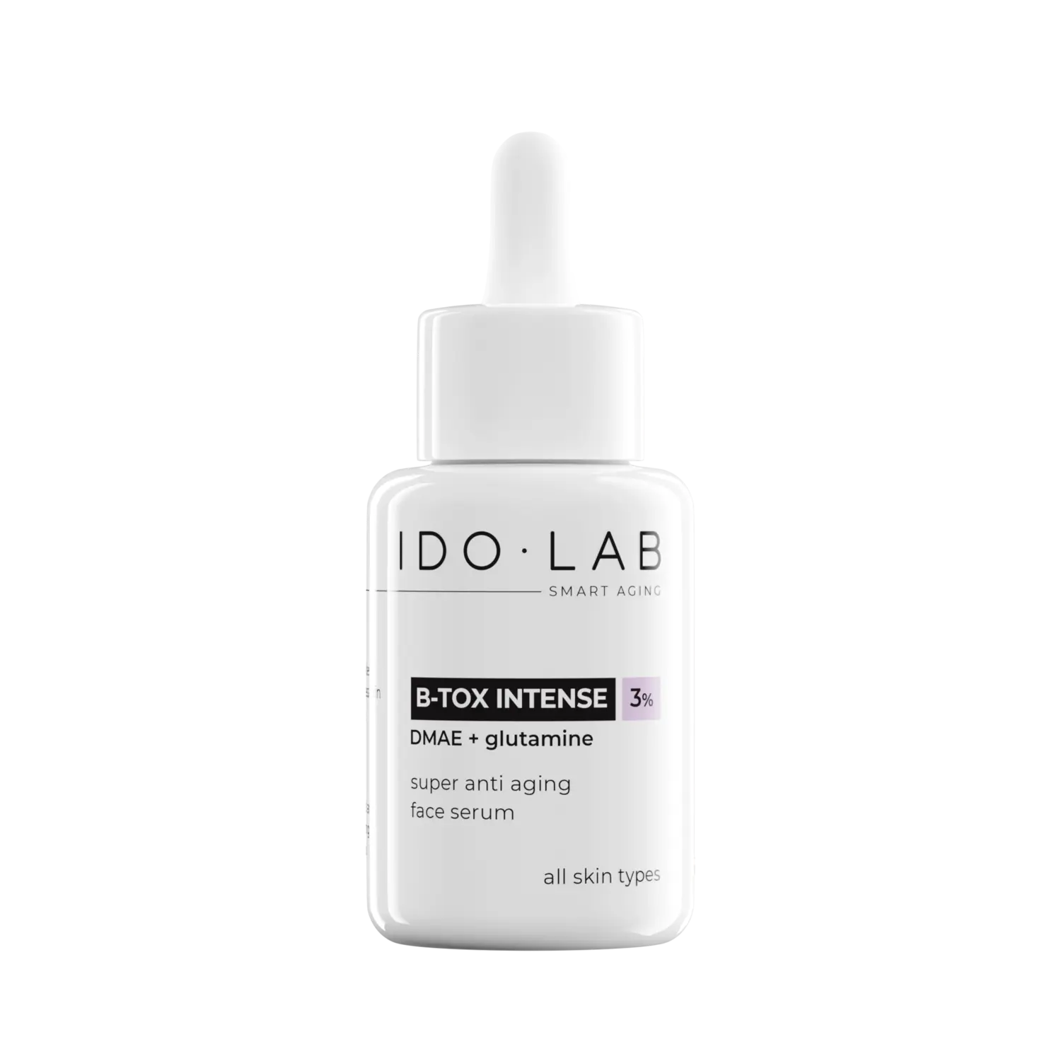 Сыворотка для лица против морщин Ido Lab B-Tox Intense, 30 мл
Сыворотка для лица против морщин Ido Lab B-Tox Intense, 30 мл