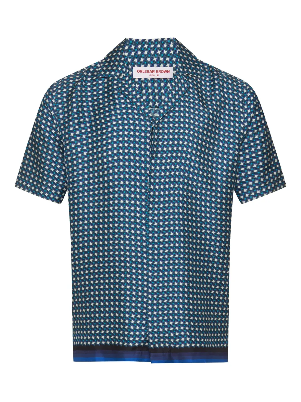 Шелковая рубашка Maitan Orlebar Brown, синий
Шелковая рубашка Maitan Orlebar Brown, синий