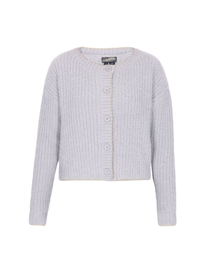 DreiMaster Женский кардиган серого меланжевого цвета
DreiMaster Женский кардиган серого меланжевого цвета