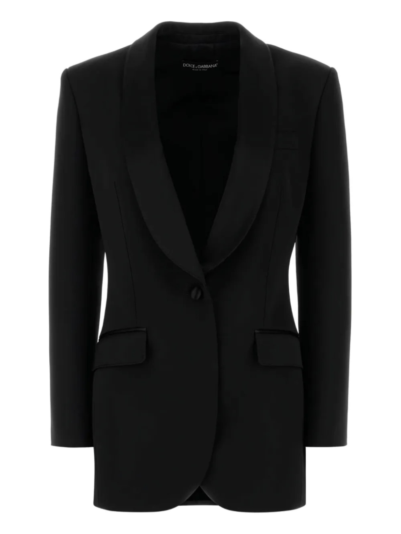 Однобортный блейзер Dolce & Gabbana, черный
Однобортный блейзер Dolce & Gabbana, черный