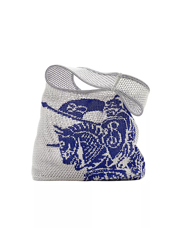 Большая вязаная сумка ekd Burberry, белый
Большая вязаная сумка ekd Burberry, белый