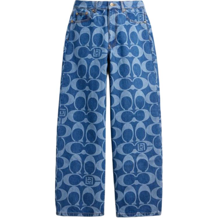 X CLOT FW25 Джинсы женские COACH, синий
X CLOT FW25 Джинсы женские COACH, синий